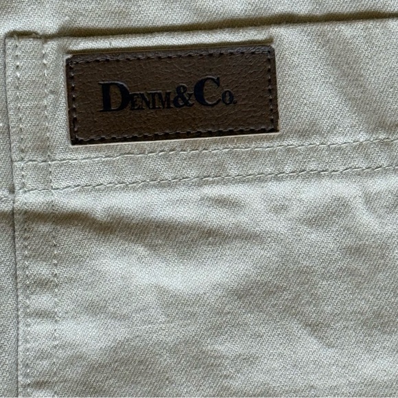 Denim&Co Women's Beige Barn Jacket Hood & Removable colorful Fleece Lining Large - Picture 12 of 15